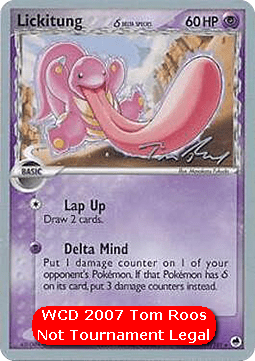 Lickitung δ Delta Species WCD 2007 #019
