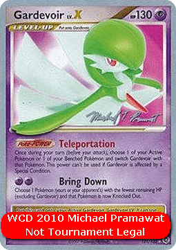 Gardevoir LV.X WCD 2010 #131