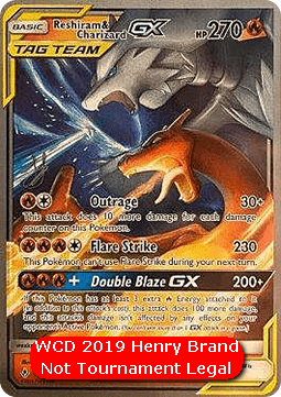 Reshiram & Charizard GX - WCD 2019 #020