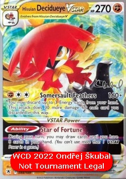 Hisuian Decidueye VSTAR WCD 2022 #84