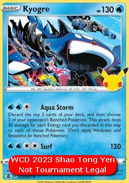 Kyogre WCD 2023 #003