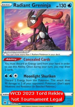 Radiant Greninja WCD 2023 #046