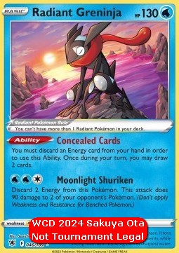 Radiant Greninja WCD 2024 #046