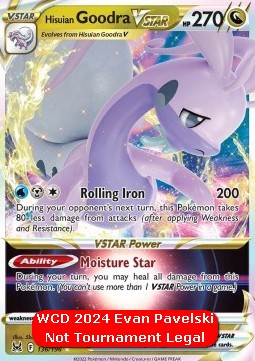 Hisuian Goodra VSTAR WCD 2024 #136