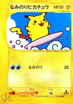 Surfing Pikachu Pokémon Card web #25