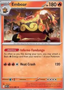 Emboar - White Flare #013/86