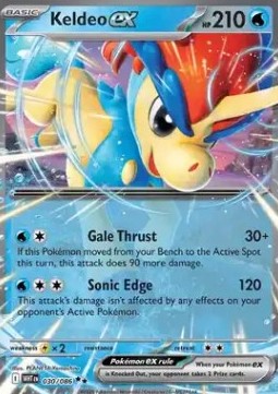 Keldeo ex - White Flare #030/86