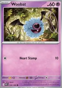 Woobat - White Flare #036/86