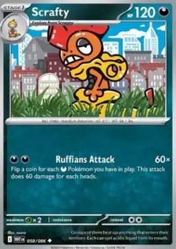 Scrafty - White Flare #058/86