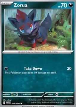 Zorua - White Flare #061/86