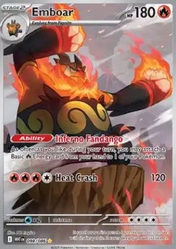 Emboar - White Flare #098/86