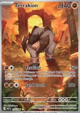 Terrakion - White Flare #135/86