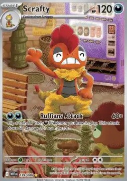 Scrafty - White Flare #139/86