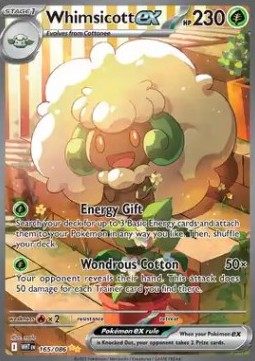 Whimsicott ex - White Flare #165/86