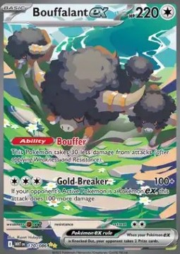 Bouffalant ex - White Flare #170/86
