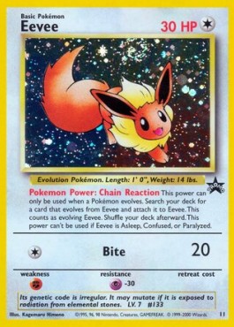 Eevee Wizards Black Star Promos #11/53