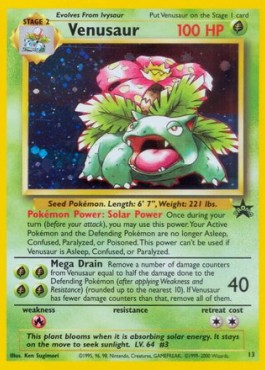 Venusaur Wizards Black Star Promos #13/53