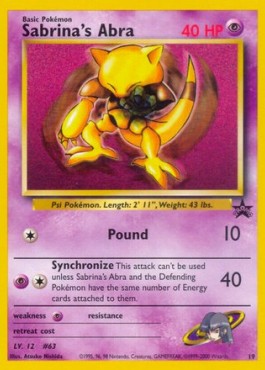 Sabrina's Abra Wizards Black Star Promos #19/53
