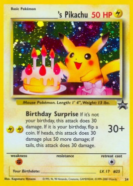 _____'s Pikachu Wizards Black Star Promos #24/53