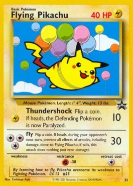 Flying Pikachu Wizards Black Star Promos #25/53