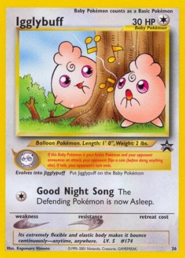 Igglybuff Wizards Black Star Promos #36/53