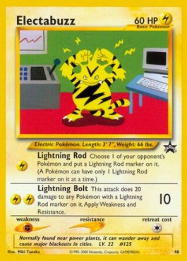 Electabuzz Wizards Black Star Promos #46/53