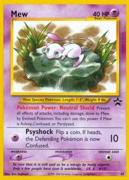 Mew Wizards Black Star Promos #47/53