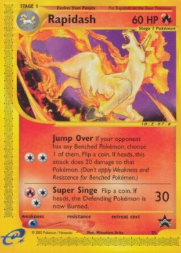 Rapidash Wizards Black Star Promos #51/53