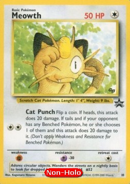 Meowth Wizards Black Star Promos #2/53