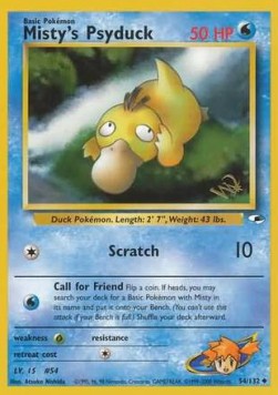 Misty's Psyduck "W" Promos #54