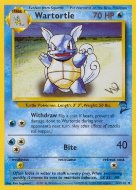 Wartortle "W" Promos #263