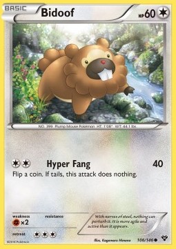 Bidoof - XY #106/146
