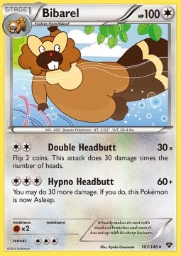 Bibarel - XY #107/146
