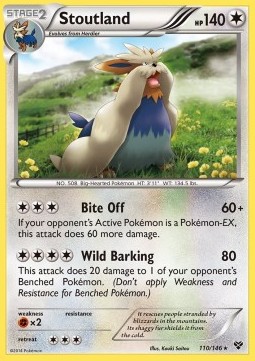 Stoutland - XY #110/146
