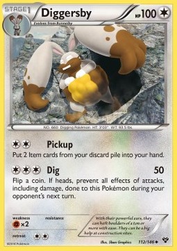Diggersby - XY #112/146