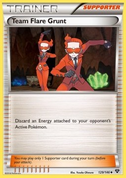 Team Flare Grunt XY #129/146