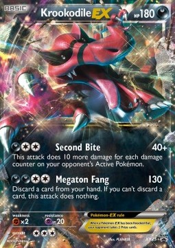 Krookodile EX XY Black Star Promos #25/211