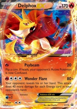 Delphox EX XY Black Star Promos #19/211