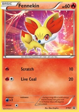 Fennekin XY Black Star Promos #02/211