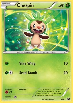 Chespin XY Black Star Promos #01/211