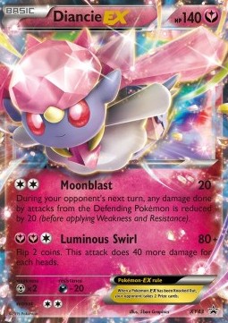 Diancie EX XY Black Star Promos #43/211