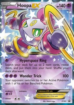 Hoopa EX XY Black Star Promos #85/211