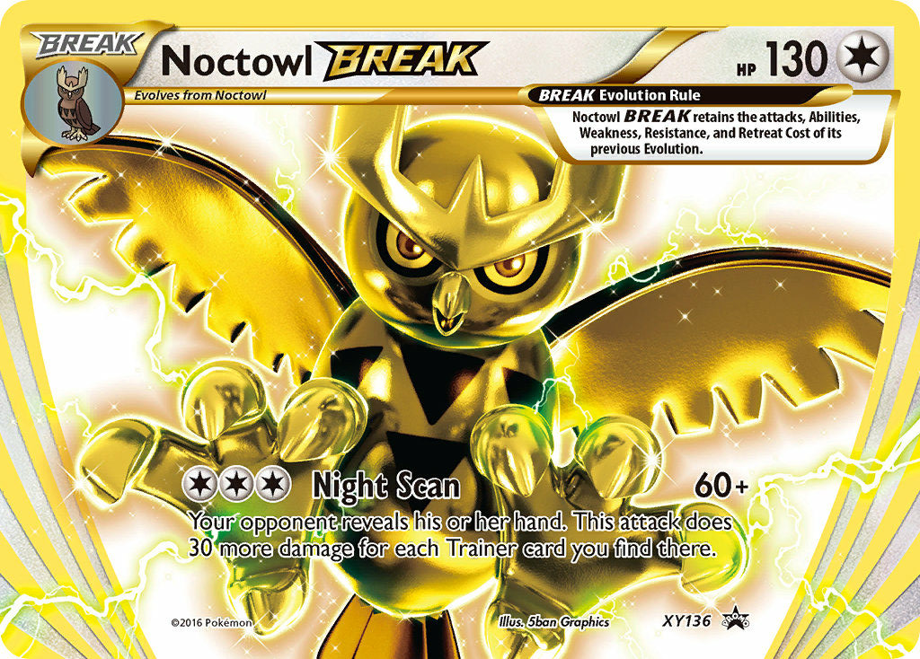 Noctowl BREAK XY Black Star Promos #136/211