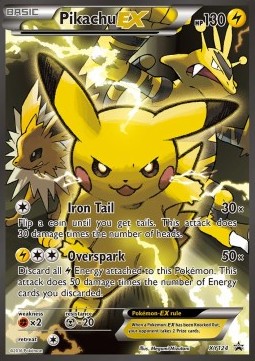 Pikachu EX XY Black Star Promos #124/211