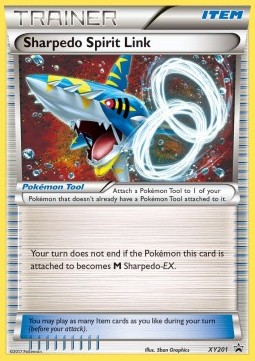 Sharpedo Spirit Link XY Black Star Promos #201/211