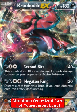 Krookodile EX XY Black Star Promos #