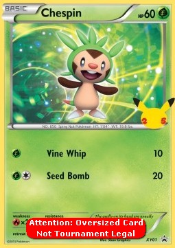 Chespin XY Black Star Promos #2/211