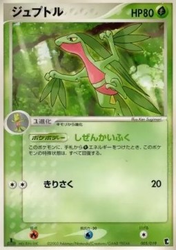 Grovyle Treecko Constructed Starter Deck #005