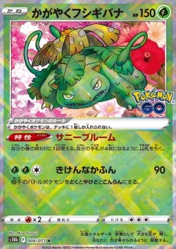 Radiant Venusaur Pokémon GO Enhanced Expansion Pack #004
