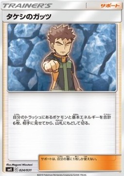 Brock's Grit Trainer Battle Decks #24